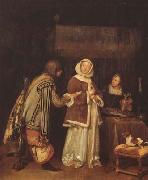 TERBORCH, Gerard The Letter (mk08) USA oil painting artist